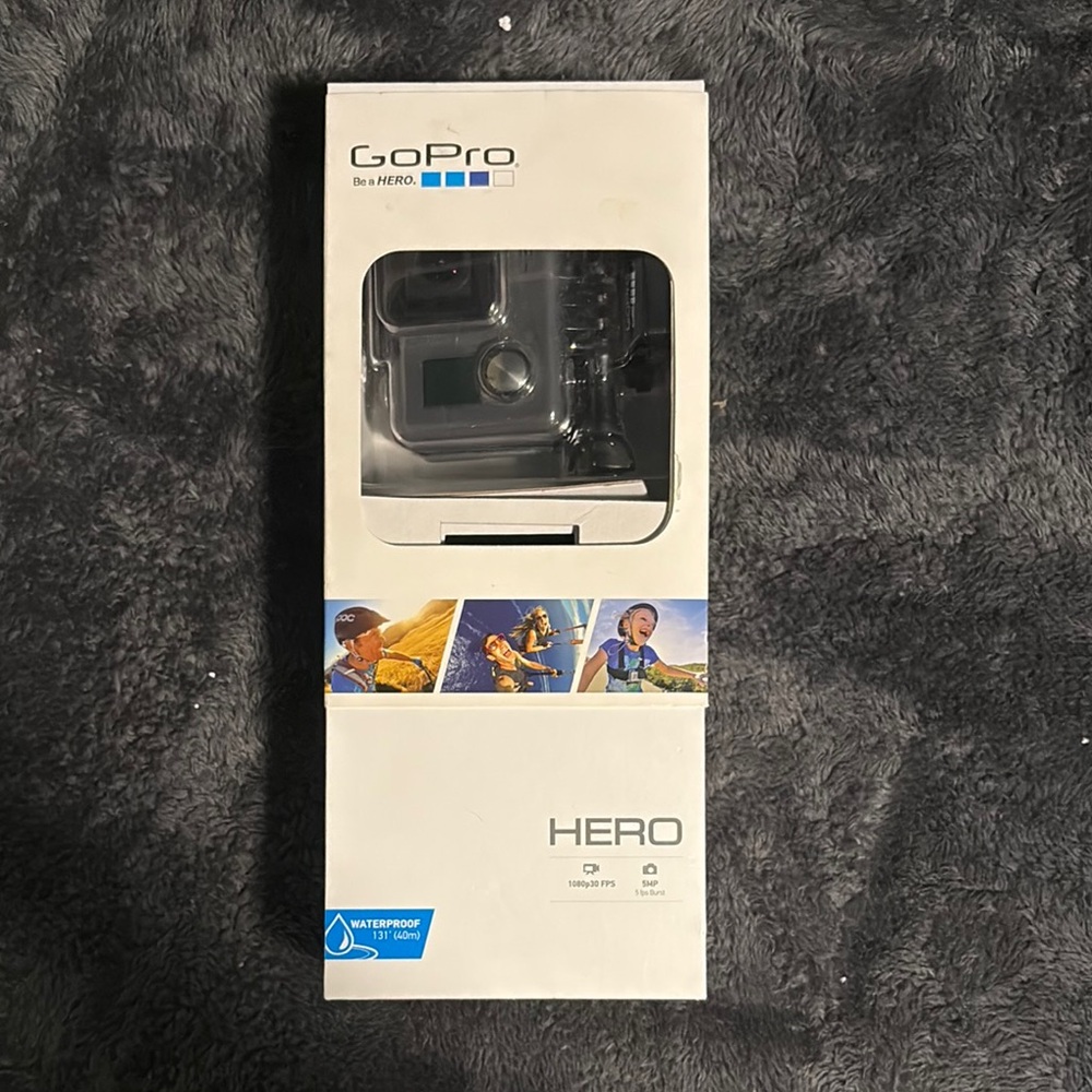 GoPro HERO with Black and Silver Design